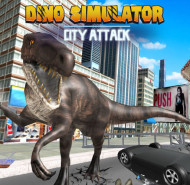 Dino Simulator City Attack