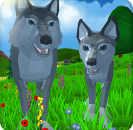 Wolf Simulator - Wild Animals 3D